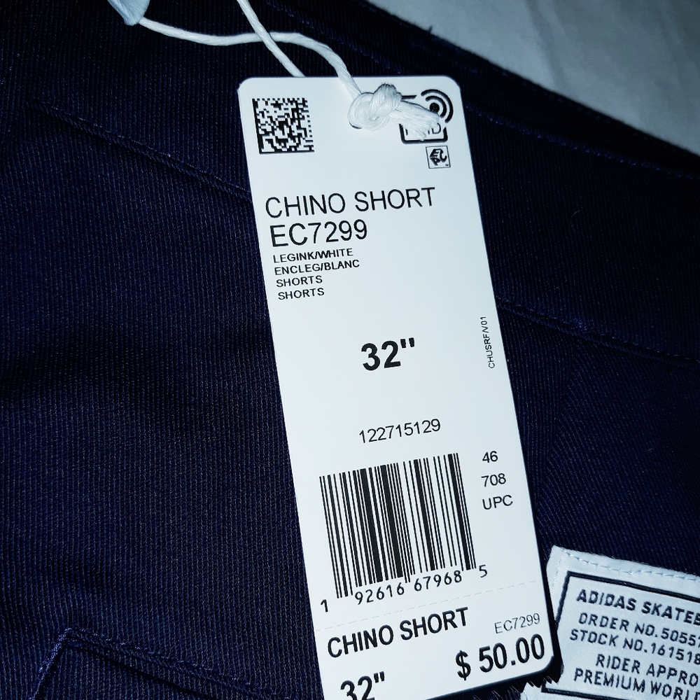 Adidas Men's Legend Ink Chino Shorts - Picture 9 of 9
